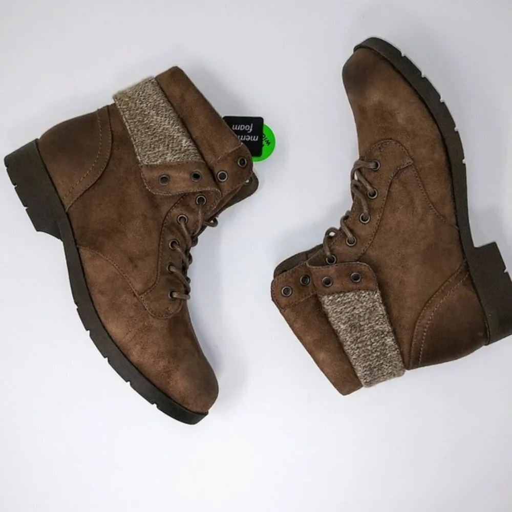 Arizona Tan Ankle Boots Sz 9.5 W